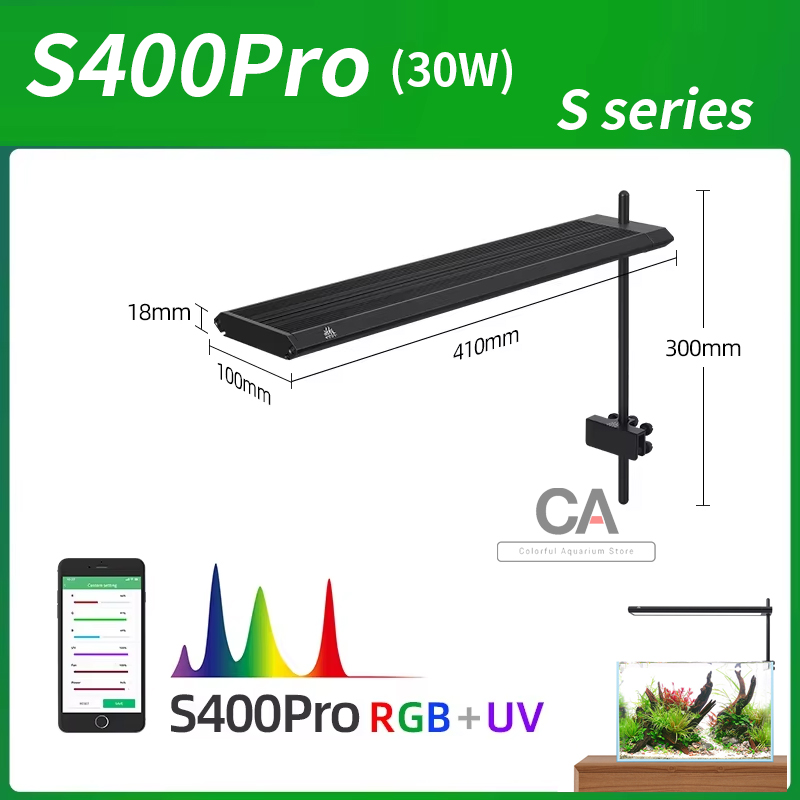 WEEK AQUA S Series RGB+UV ไฟตู - Aquarium Plants Live บทวิจารณ์และราคา