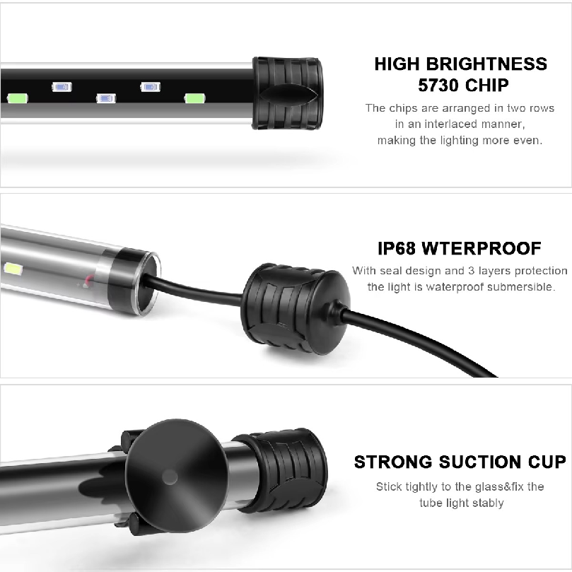 ไฟ LED แถบสำหรับตู้ปลา 220V กั - Aquarium Plant Light บทวิจารณ์และราคา