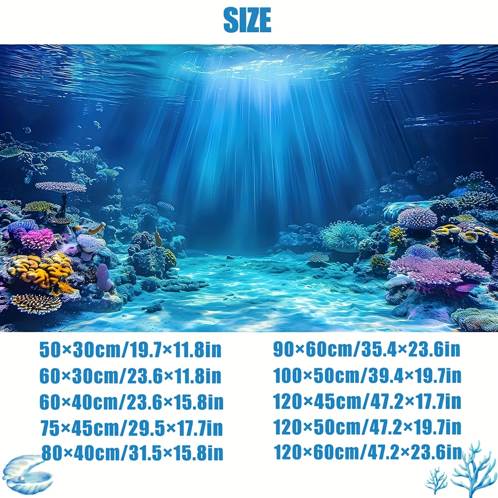 วอลเปเปอร์พื้นหลังตู้ปลา สติ๊ก - Aquarium Plants Live บทวิจารณ์และราคา