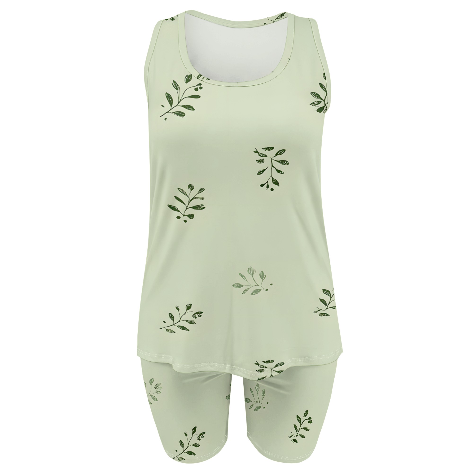 ชุดเสื้อกล้ามลายใบไม้และกางเกง - Planted Tank บทวิจารณ์และราคา