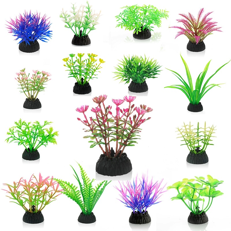จําลองพืชประดิษฐ์ PVC ใต้น้ําว - Aquarium Plant Substrate บทวิจารณ์และราคา